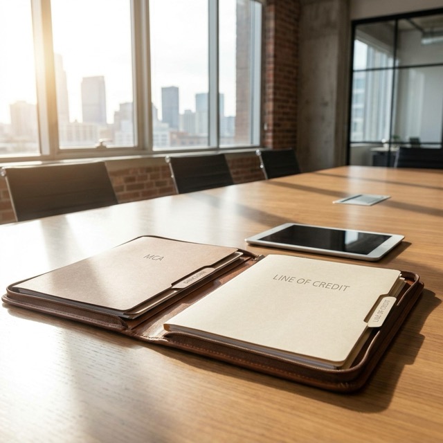 business financing options Maine - MCA bank loan line of credit comparison